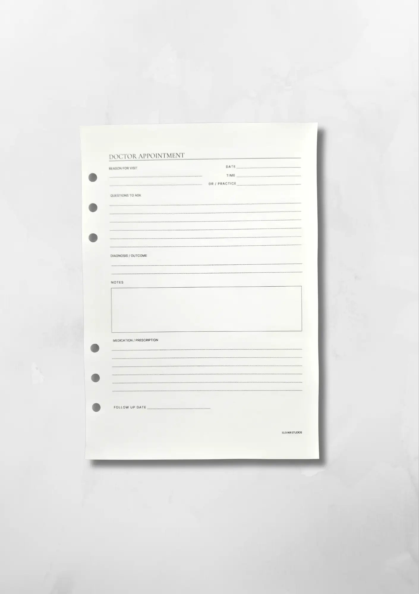 DOCTOR APPOINTMENT TRACKER
