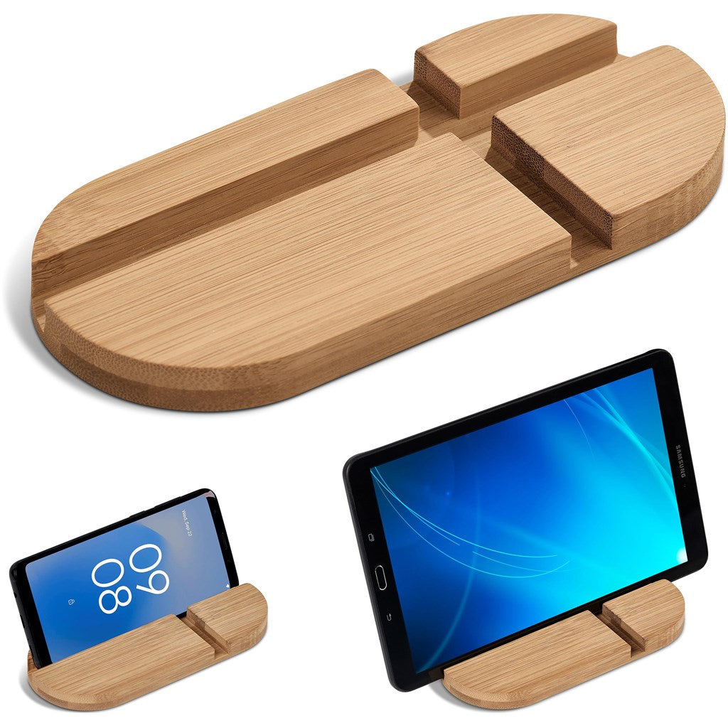 Personalised Bamboo Phone Stand
