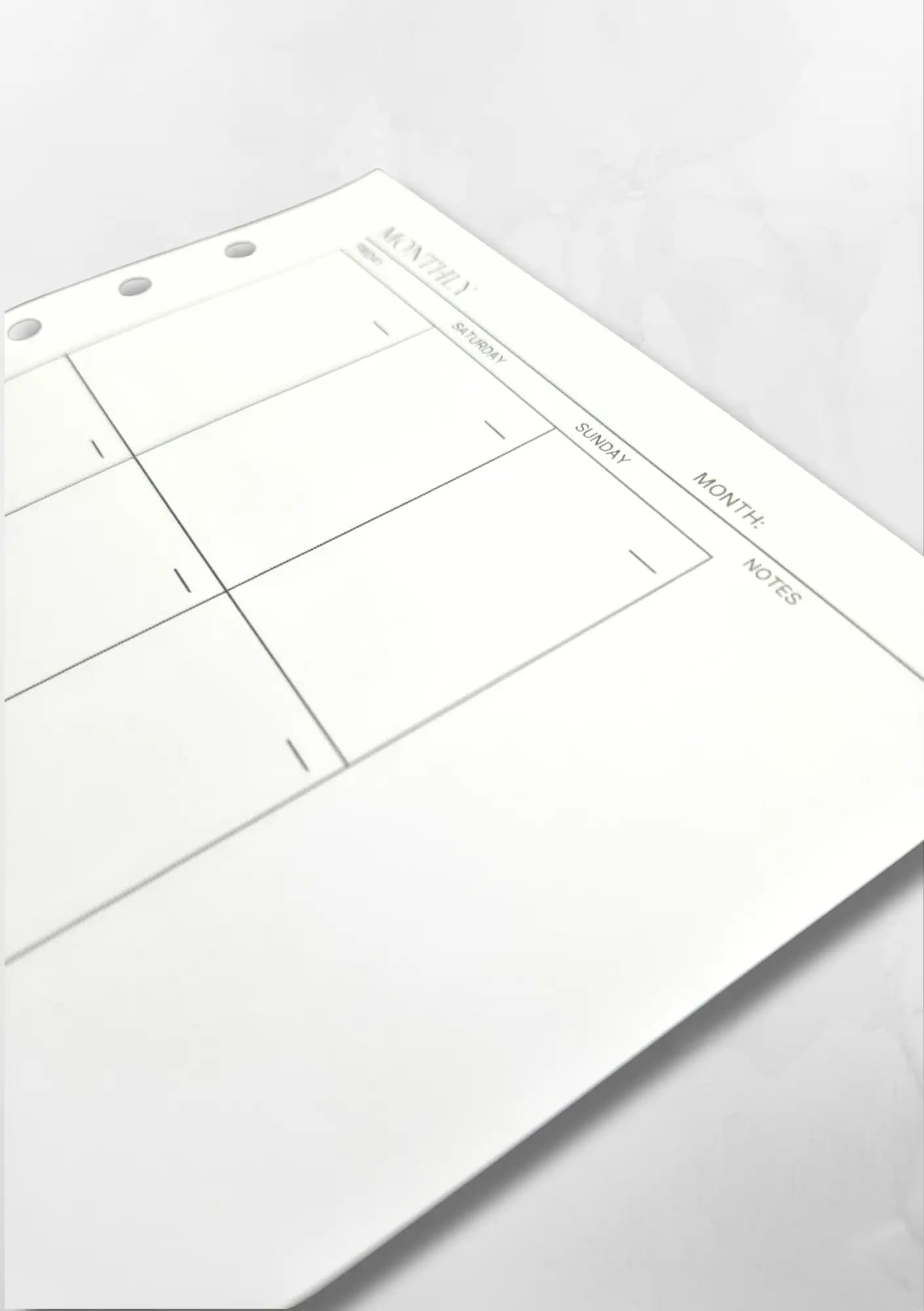 MONTHLY PLANNER