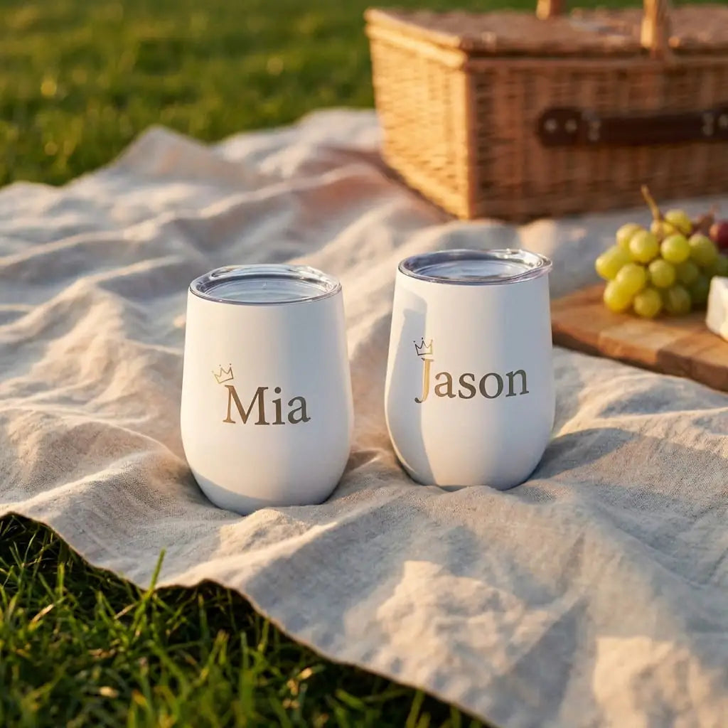 COUPLES GIFT - Personalised Tumblers - Set of 2
