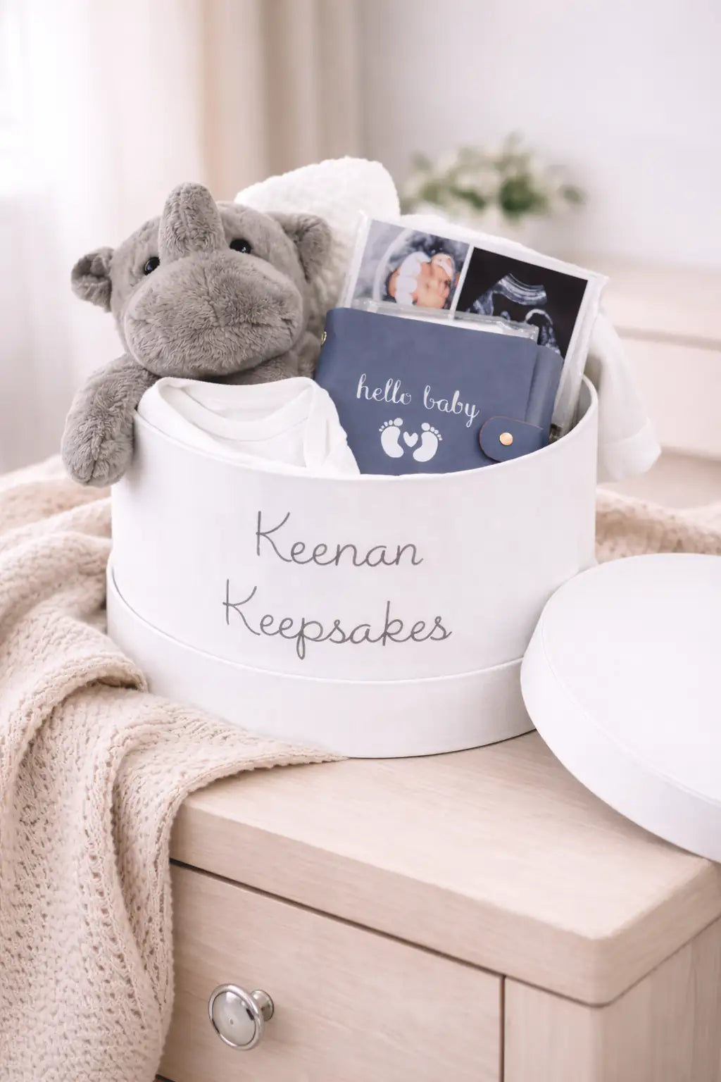 Personalised Baby Keepsake Box
