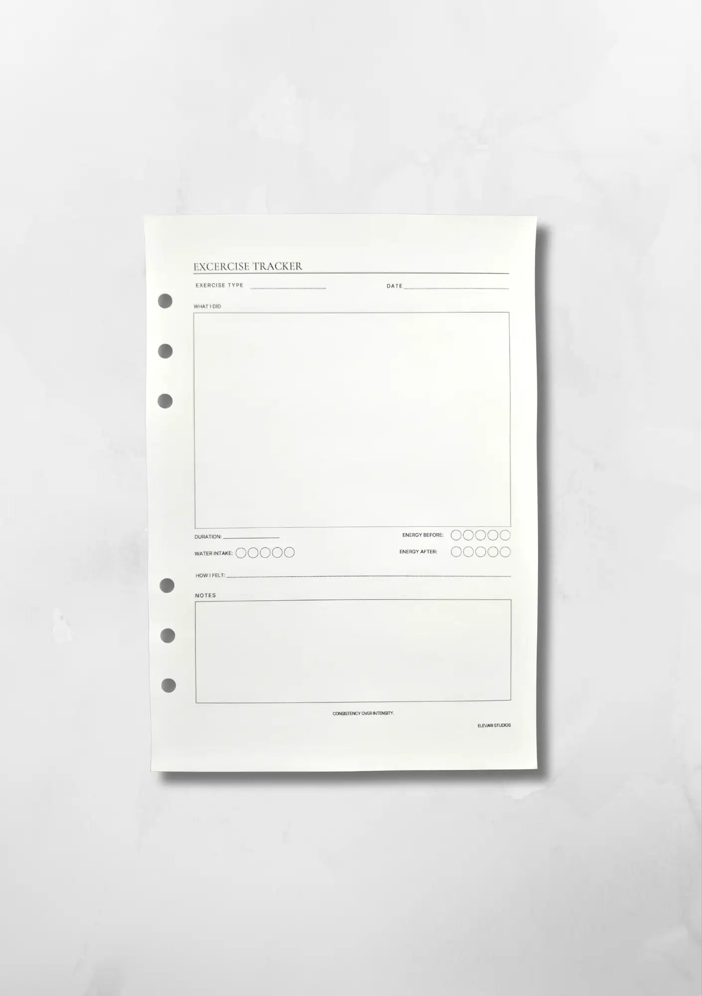 EXERCISE TRACKER