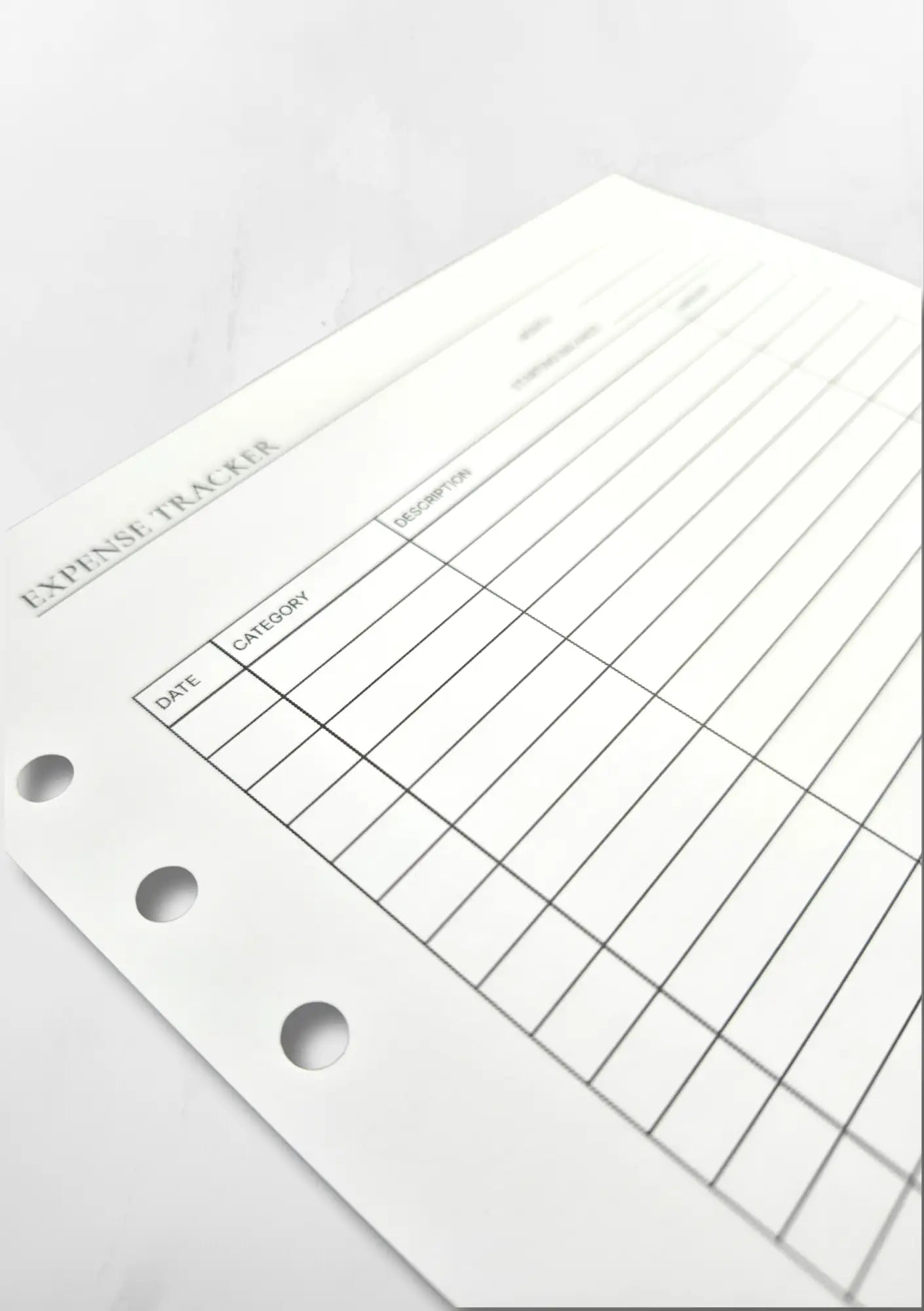 MONTHLY EXPENSE TRACKER