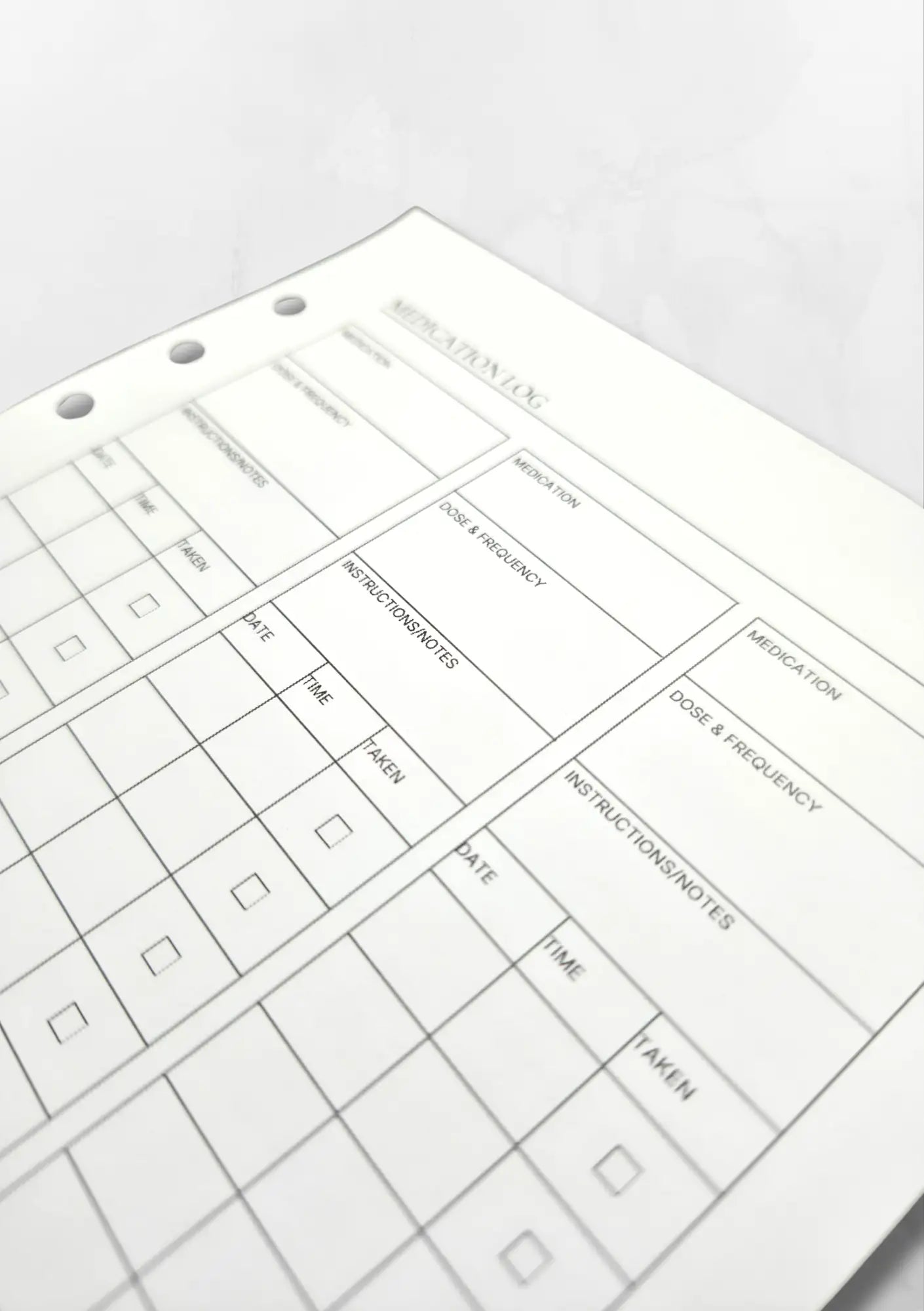 MEDICATION LOG