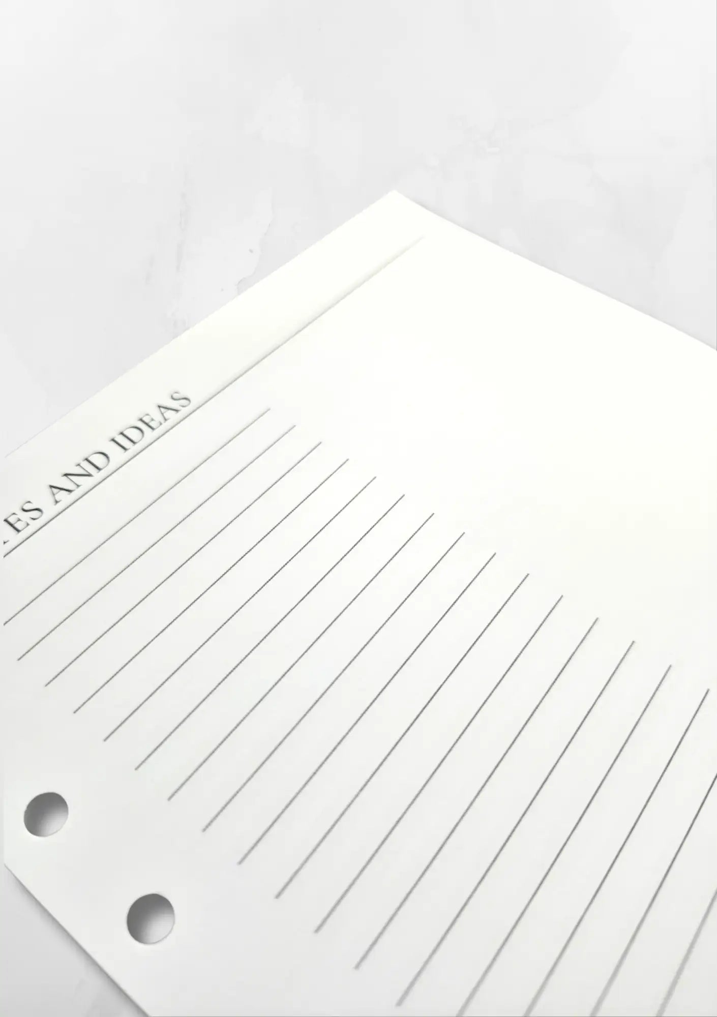 NOTES AND IDEAS