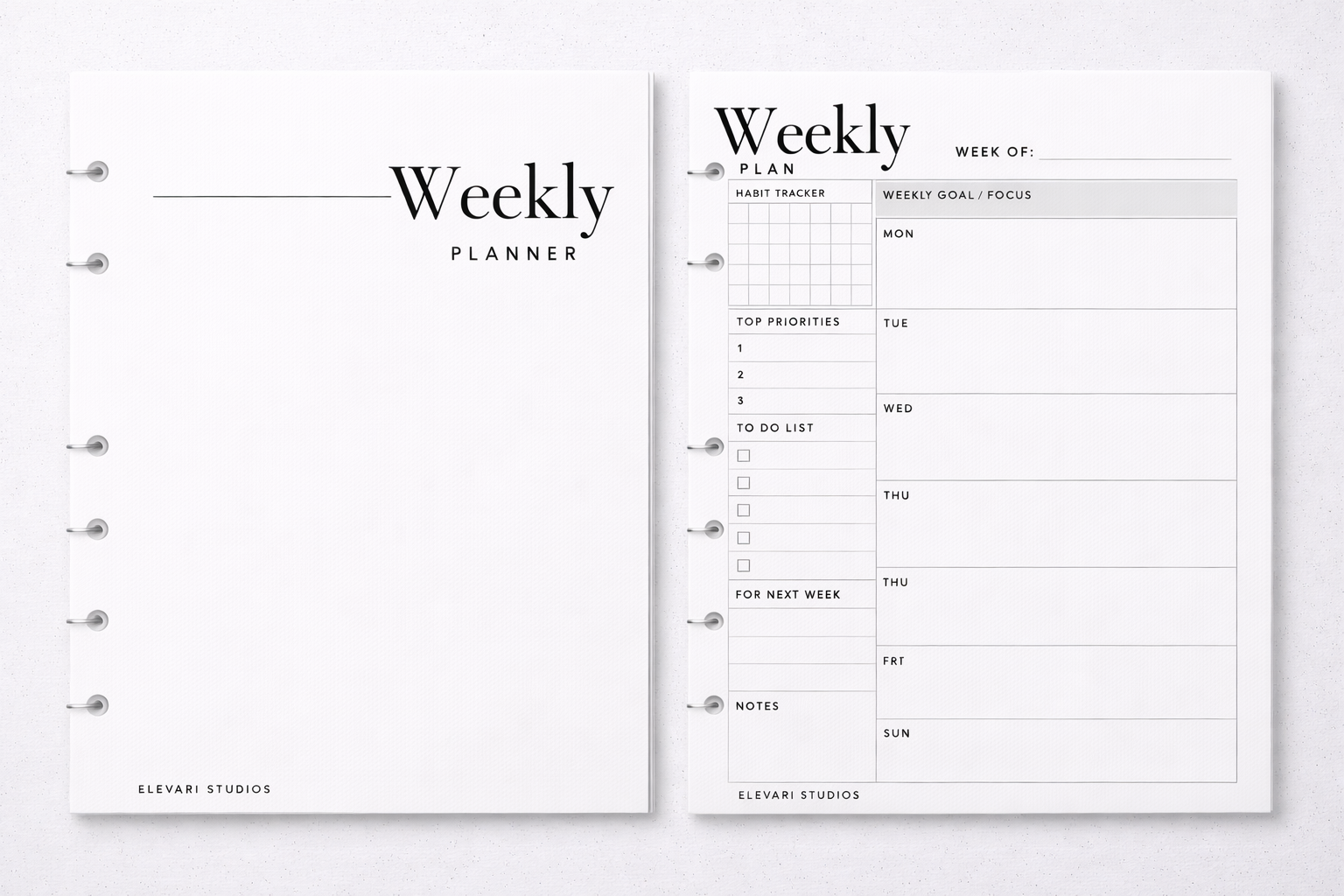 Weekly Planner